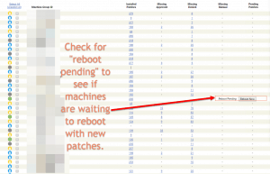 Reboot Pending Patch Management
